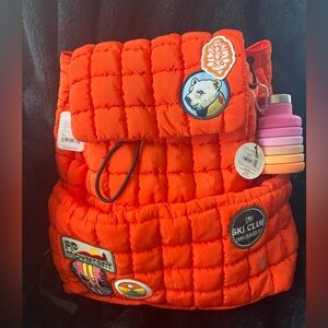 Free People Quilted Patch Hiker Backpack, NWT